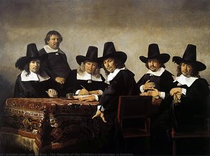 The Regents Of The Children's Orphanage In Haarlem — Jan De Bray