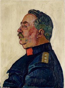 Portrait Of General Ulrich Wille — Ferdinand Hodler
