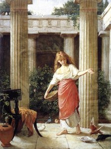 In The Peristyle — John William Waterhouse