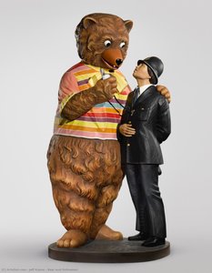 Bear And Policeman — Jeff Koons