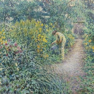 Garden On A Gray Day — Louis Ritman