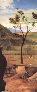 Madonna And Child Blessing (detail) — Giovanni Bellini