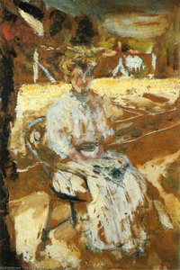 Tennis Game By The Sea — Jean-édouard Vuillard, Post-impressionism