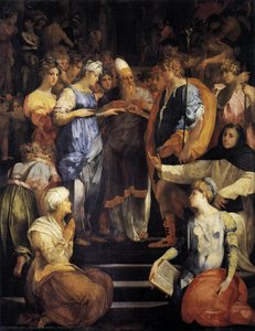 Betrothal Of The Virgin — Rosso Fiorentino, Mannerism