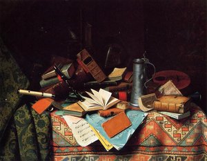 A Study Table — William Michael Harnett