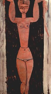 Standing Caryatid — Amedeo Clemente Modigliani