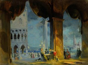In the Piazetta, Venice