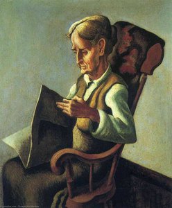 Portrait Of Frankie — Thomas Hart Benton