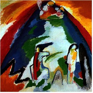 A Mountain — Wassily Wassilyevich Kandinsky, Expressionism