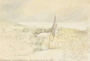 View Of Onchan Church, Isle Of Man — George Augustus Wallis
