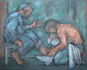 The Washing Of The Feet — Ghislaine Howard