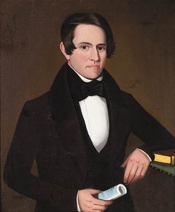 Portrait Of George C Sunderland — Ammi Phillips, Neoclassicism
