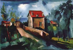 Landscape Of Valmondois — Maurice De Vlaminck