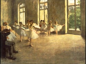 The Rehearsal, Ca Fogg Art Museum — Edgar Degas