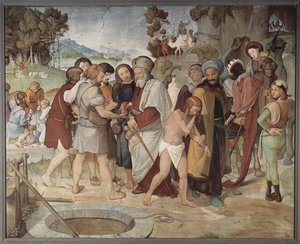 Frescoes of the Casa Bartholdy in Rome Scene The sale of Joseph