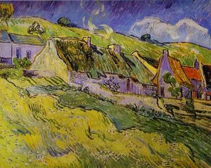 Cottages — Vincent Willem Van Gogh, Post-impressionism