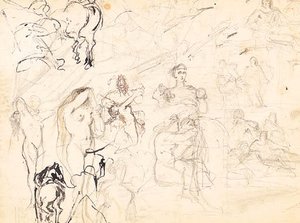 Hercule Et L'hydre — Gustave Moreau