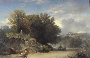 Paysage Des Environs De Rome — Jean-achille Benouville