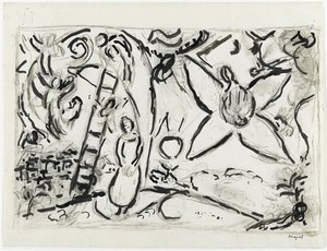The Jacob's Dream — Marc Chagall, Surrealism