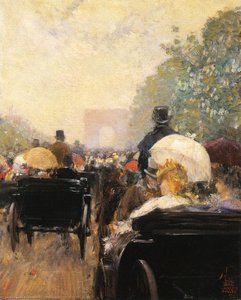 Carriage Parade — Frederick Childe Hassam