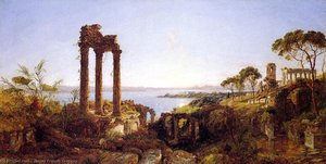 Overlookig The Bay Of Naples — Jasper Francis Cropsey