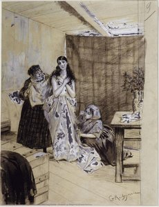 Avant La Représentation — Georges Antoine Rochegrosse