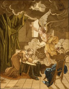 The Annunciation — Claude Henri Augustin Girard, Post-impressionism