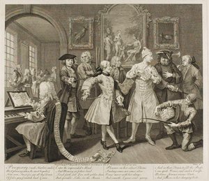 Plate two, from A Rake's Progress