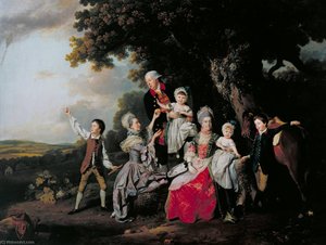 The Bradshaw Family — Johann Zoffany