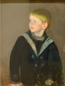 Sailor Boy. Portrait Of Gardner Cassatt As A Child — Mary Stevenson Cassatt