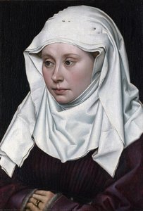 Portrait Of A Woman — Robert Campin (master Of Flemalle), Early Netherlandish Painting