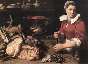 Cook With Food — Frans Snyders, Baroque