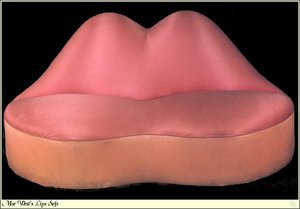 Mae West Lips Sofa — Salvador Dalí