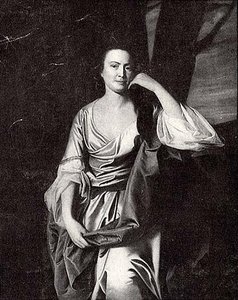 Portrait Of Mrs. John Greene, (painting) — John Singleton Copley
