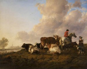 In The Meadows Of Fordwich — Thomas Sidney Cooper
