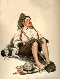 Sleeping Boy — Norman Rockwell