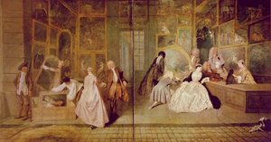 Gersaint's Shopsign — Jean-antoine Watteau, Rococo