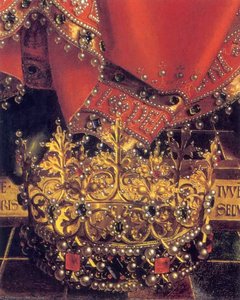 The Ghent Altarpiece: God Almighty (detail) — Jan Van Eyck