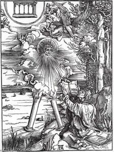 St. John Devouring The Book From The 'apocalypse' — Albrecht Dürer