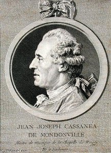 Jean Joseph Cassanea De Mondonville Engraved — Augustin De Saint Aubin, Neoclassicism