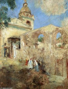 Near The Cathedral — Charles Webster Hawthorne