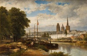 River Scene, Rouen
