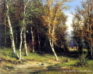 Forest Before Thunderstorm — Ivan Ivanovich Shishkin, Russian Landscape Realism