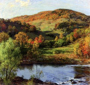 The Golden Carnival — Willard Leroy Metcalf