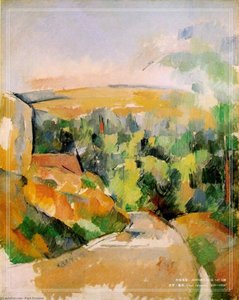 Bend In Road,1900-06, Private.venturi - (790) — Paul Cézanne, Post-impressionism