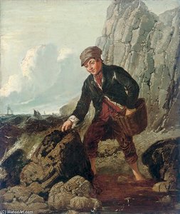 The Shell Seeker; And Eyeing The Catch — William Collins