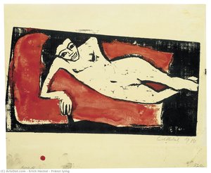 Fränzi Lying — Erich Heckel