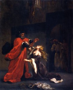 Desdemona Cursed By Her Father — Eugène Delacroix
