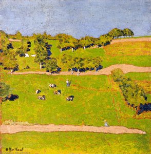 Landscape At Romanel — Jean-édouard Vuillard