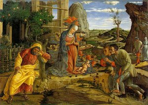 Adoration Of The Shepherds — Andrea Mantegna, Early Renaissance